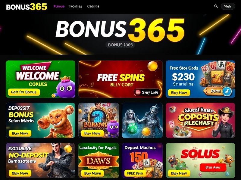 Welcome to bonus365.com – your premier destination for exclusive gambling bonuses, live dealer games, slots, poker, and sports betting. Explore top promotions and expert guides to elevate your gaming experience.